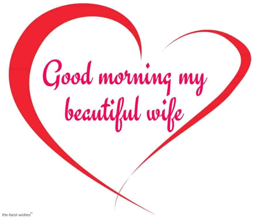 Beautiful red Heart Wishing Wife