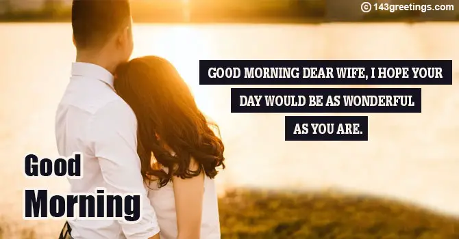 Good Morning Messages For Sweet Wife