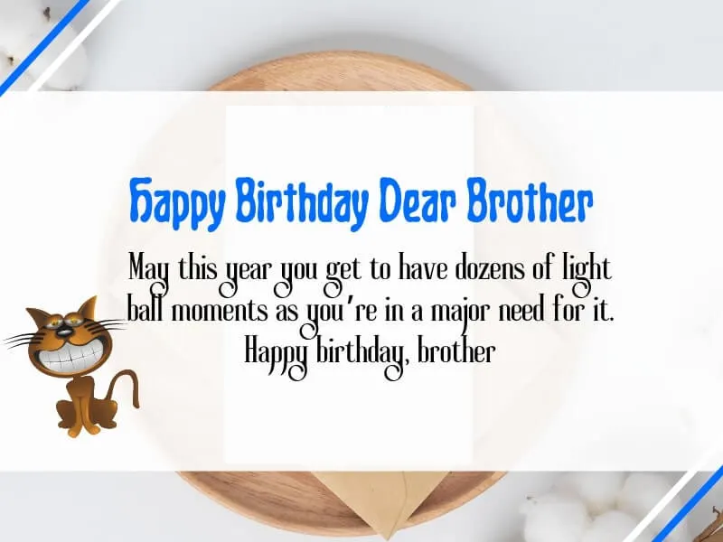 Happy Birthday Dear Brother Photo