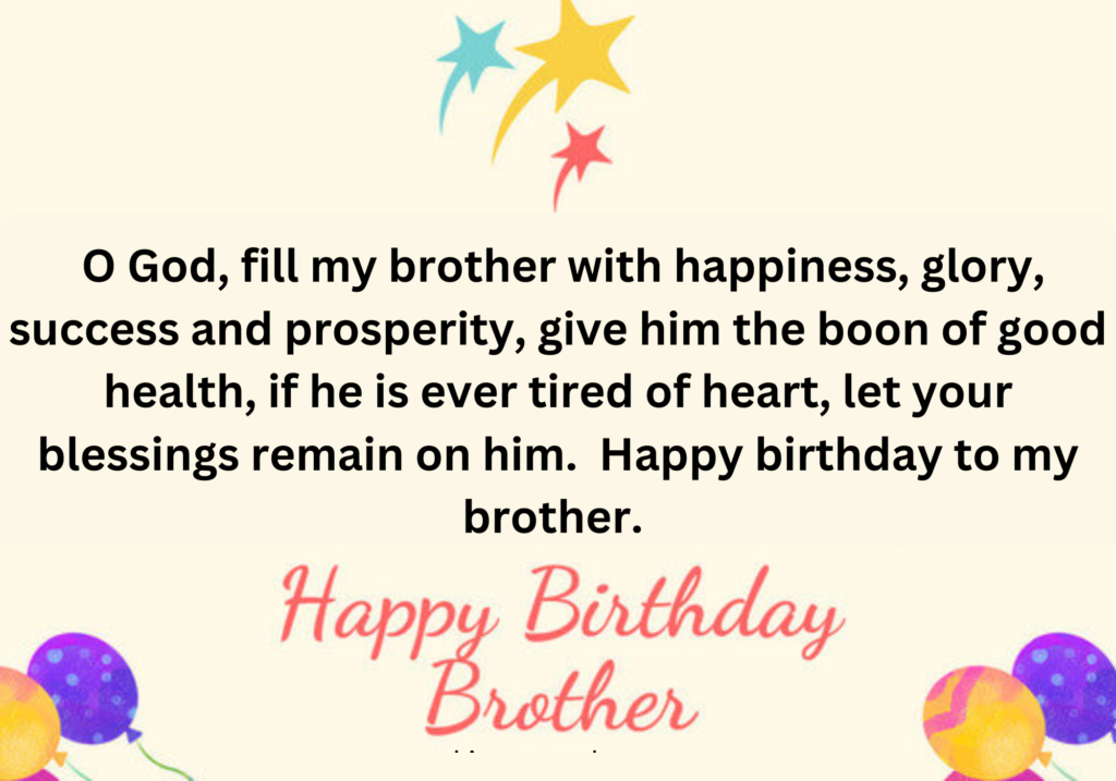 Beloved Brother's Birthday Wishes