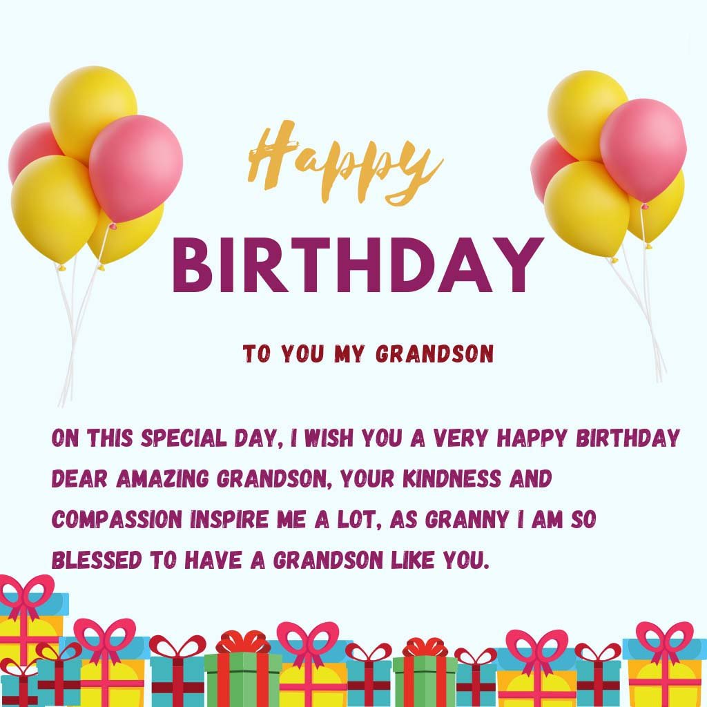 wishing grandson happy birthday