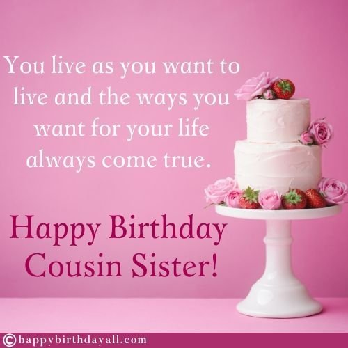 My Dear Cousin Sister Happy Birthday Pic