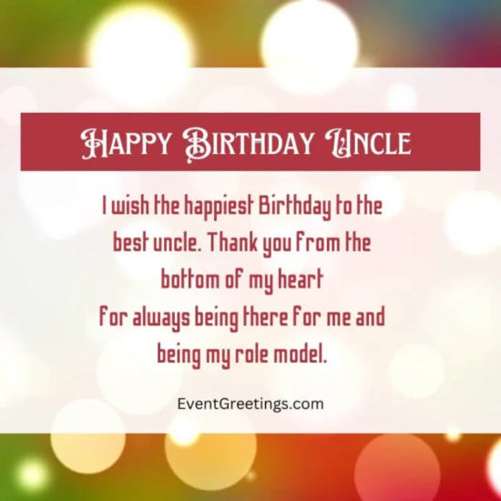 Happy Birthday Uncle Messages