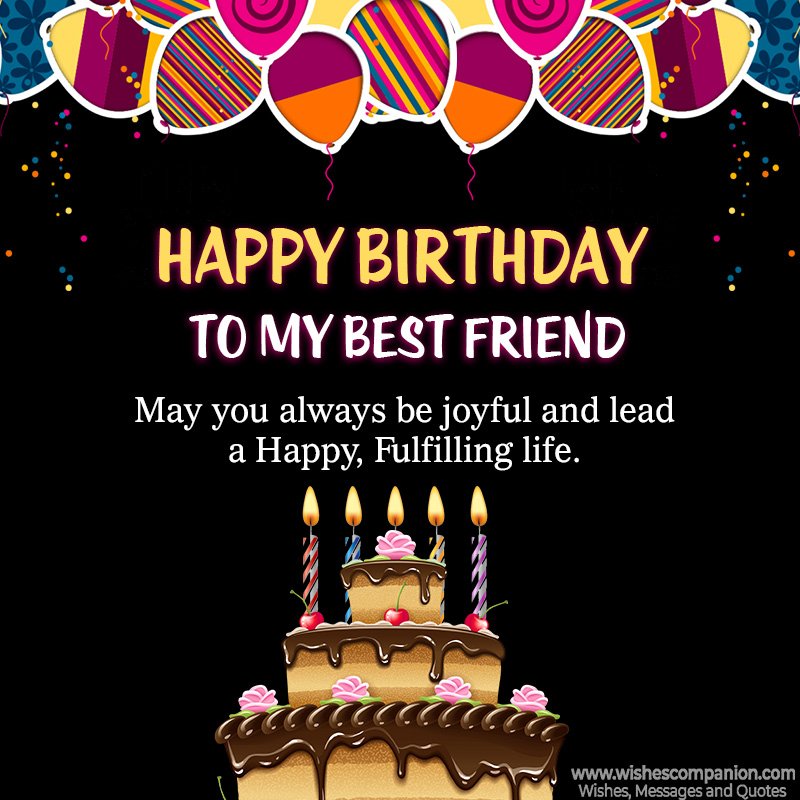 Best Happy Birthday Wishes For Friend