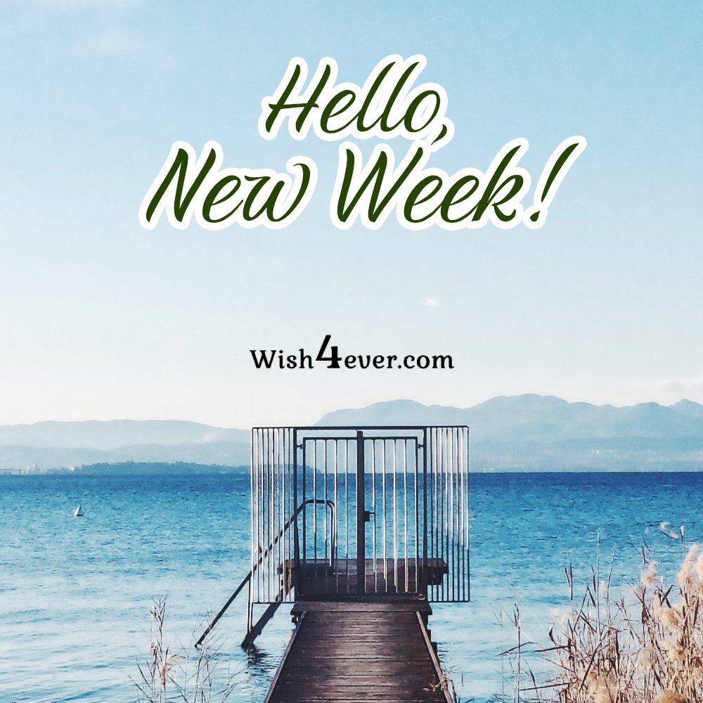 Hello new week