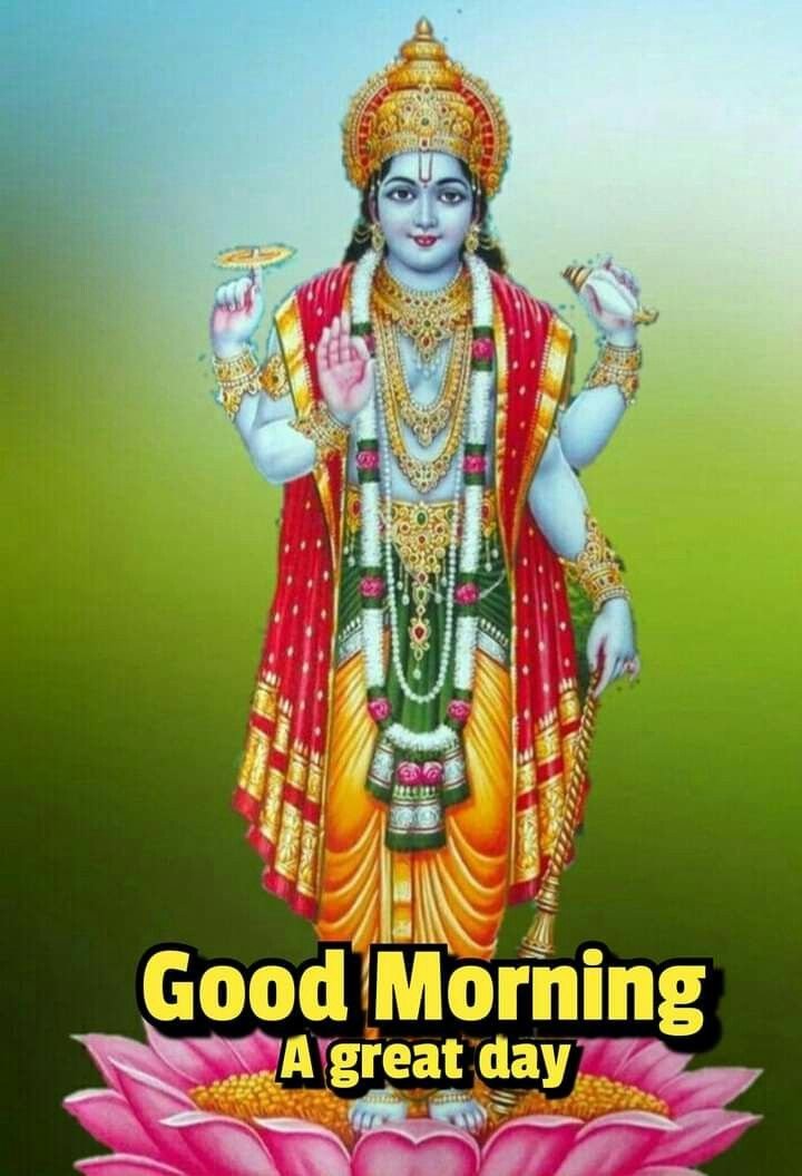 Good Morning Vishnu Bhagwan A Great Day